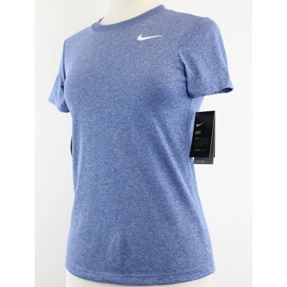 Nike Legend Training T Shirt Women's Dri Fit Athletic Gym Tee AQ3210  XXL Blue - Picture 11 of 12